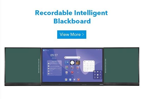 IBoard Factory Direct University School Interactive Smart Black ChalkBoard Marker Pen Whiteboard Greenboard Touch Panel Display 75 86 98 Inch For Educate Interactive Flat Panel With IR Sideboard