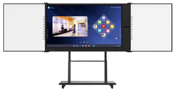 iBoard Factory Android 14 8+128G Interactive Flat Panel With High Contrast 1200:1 And Cursor Speed 100 Dot/S  20 Touch Point Supported With Screen Share Interactive Whiteboard