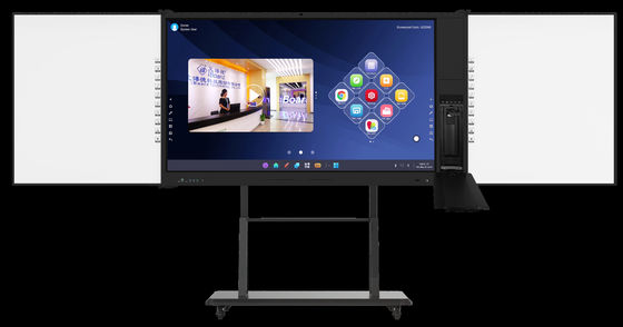 iBoard Factory Android 14 8+128G Interactive Flat Panel With High Contrast 1200:1 And Cursor Speed 100 Dot/S  20 Touch Point Supported With Screen Share Interactive Whiteboard