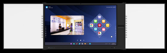 iBoard Factory Android 14 8+128G Interactive Flat Panel With High Contrast 1200:1 And Cursor Speed 100 Dot/S  20 Touch Point Supported With Screen Share Interactive Whiteboard