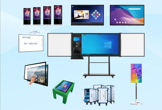 Advanced All In One Interactive Whiteboard with Infrared Touch Technology and Optional Ops Computer