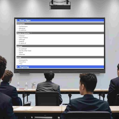 86 inch Interactive Flat Panel Smart TV with Updated Android System AI Function Equipment For Classroom Office Meeting