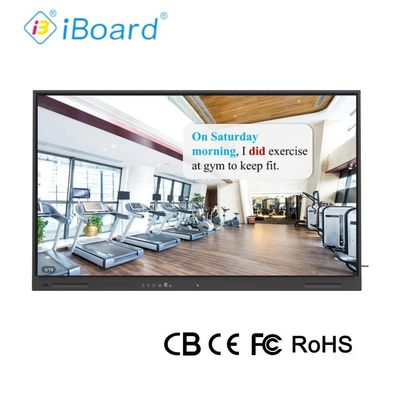 65 Inch 4K UHD Interactive Flat Panel Smart TV with New Android System Equipment For Classroom Office Meeting