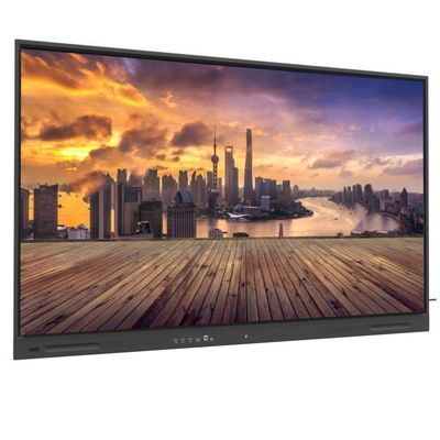 LCD Smart Board Elevate Your Chromebook MAC Linux Windows Experience With HDMI USB VGA Output Wifi For 65 75 86 Inch Panel