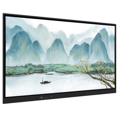 Iboard Interactive Whiteboard 75 Inch USB Outputs Touch Panel Display in Black Frame Color for Education Office Business Applications With Powerful Software