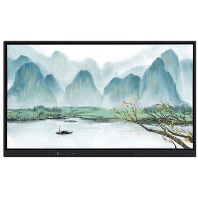 Iboard Interactive Whiteboard 75 Inch USB Outputs Touch Panel Display in Black Frame Color for Education Office Business Applications With Powerful Software