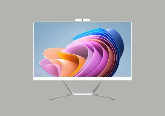 Factory Direct 21.5'' 23.8'' 27 Inch Desktop Monitor with Built in Webcam All-in-one Android and Win System Capacitive Touch