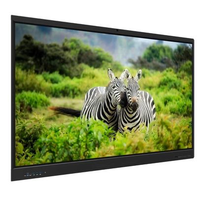 IFP Interactive Flat Panel 4K Android OPS PC Dual System Wireless Share Multi Touch 86 Inch Smart Board For School Kids Teaching Tools Online Meeting
