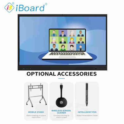 Conference Interactive Flat Panel Display 65 Inch Screen Size 500GB Hard Drive Capacity for Interactive Presentations
