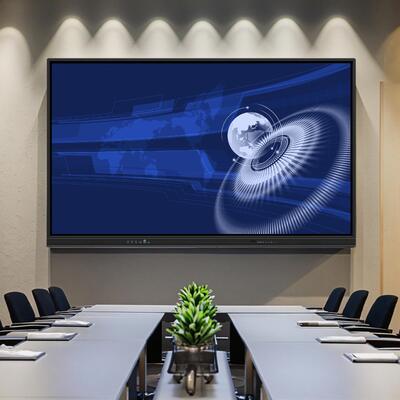75" LED Interactive Whiteboard Multi Touch Display Android Windows Dual System
