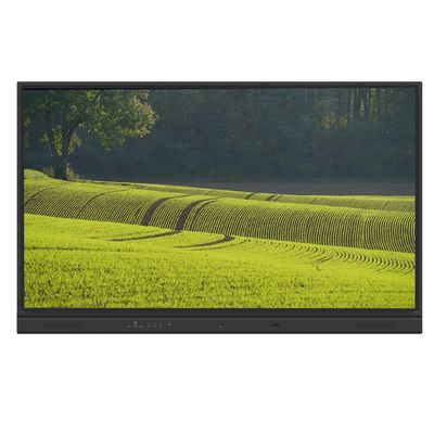 LED Interactive Whiteboard 65 Inch Android 14 8+128G Camera Mic PC Wifi Speaker Touch All in One With Tools Apps For School Education Office Meeting Room