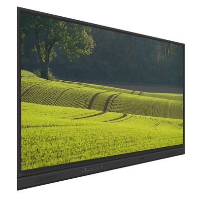 LED Interactive Whiteboard 65 Inch Android 14 8+128G Camera Mic PC Wifi Speaker Touch All in One With Tools Apps For School Education Office Meeting Room