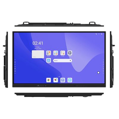 Infrared Interactive Whiteboard QR Code Sharing Muilt Touch 50 Touch Point Mordern Design Interactive Flat Panel Display