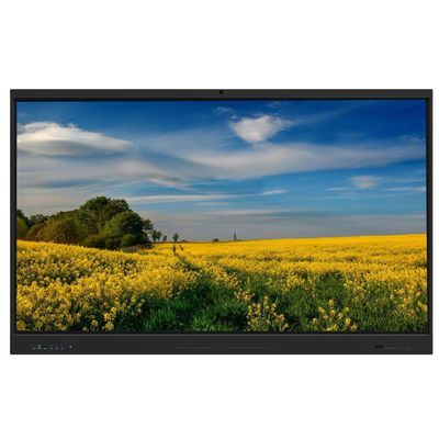 Wall Mount Interactive Touch Screen Whiteboard 75 Inch With Type-C USB HDMI VGA RJ45 Interface Teaching Meeting Software