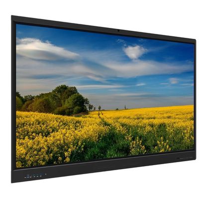 Wall Mount Interactive Touch Screen Whiteboard 75 Inch With Type-C USB HDMI VGA RJ45 Interface Teaching Meeting Software
