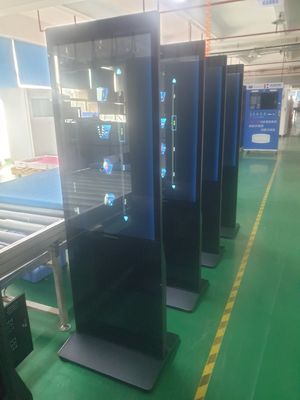 Customization wall floor Touch Screen Kiosk with LCD Display Capacitor 32 43 49 Inch Totem For advertising media player