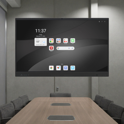 Factory Wholesale 4mm Tempered Glass With Wireless Screen Share HDMI Fast Screen Project Android 14 8+128G 16+256G Interactive Whiteboard Touch Screen Display Panel