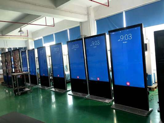 20Years factory iBoard Floor Standing Capacitive Touch Screen Kiosk Aluminum Alloy Frame