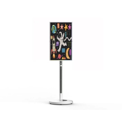 Touch Screen Kiosk 32 Inch Android 8+128G 13MP Camera Speaker Built-in With Chargeable Battery Rotative Monitor For KTV Bar Showroom Office