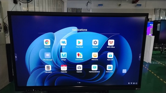 IBoard Factory Wholesale Interactive Touch Screen Monitor 2mm Accuracy 15W*2 Or 20W*2 Speakers And Wireless Screen Projection Interactive Whiteboard