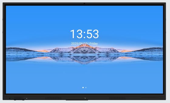 Factory IBoard TE-QS Series Android 14 8+128G 16+256G Interactive Flat Panel Display All In One Windows System Optional Wireless Screen Projection Interactive Whiteboard For School Education