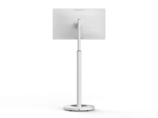 LCD Smart Board 32 Inch Android Touch Panel Camera Speaker Media Player Video Meeting Monitor For Office Online Teaching With Mobile Stand