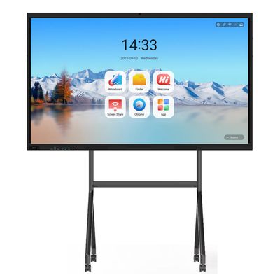 Interactive Whiteboard Flat Panel 86 Inch Multi Touch Screen for Classroom Meeting