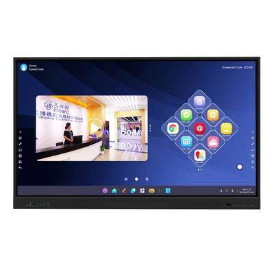 Iboard YL5W-75 Brochure for Android 13.0 8G 128G 500cd/m2 With Speaker Wifi Camera And Mic For School Project Office meetings Use
