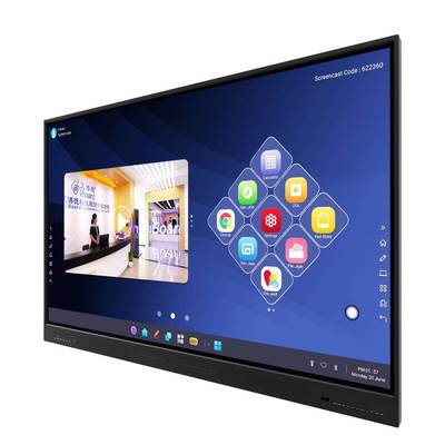 Iboard YL5W-75 Brochure for Android 13.0 8G 128G 500cd/m2 With Speaker Wifi Camera And Mic For School Project Office meetings Use
