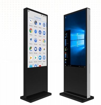 Touch Screen Kiosk 55 Inch Android Standee IR PCAP Win PC For Supermarket Office Commercial