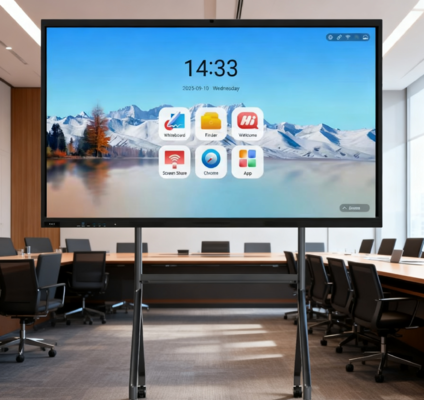 Original Manufacturer 4K Android DLED Interactive Panel 75 Inch School Touch Screen Smart Whiteboard OEM/ODM  Interactive Boards for school teaching