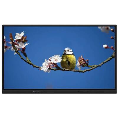 LCD Smart Board Interactive Whiteboard with Android 14/15 EDLA Certification 65/75/86 Inch Multi-OS Support for Teaching and Meetings