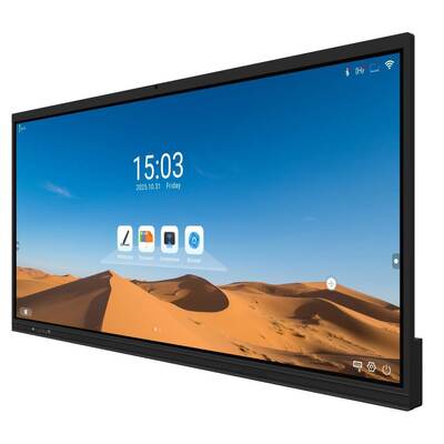 92 Inch Interactive Flat Panel with 5K Resolution and Dual OS for Classroom and Meeting Rooms