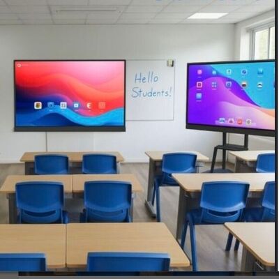 86 Inch Google EDLA Certified Interactive Whiteboard with 8 Core CPU for Classroom and Conference