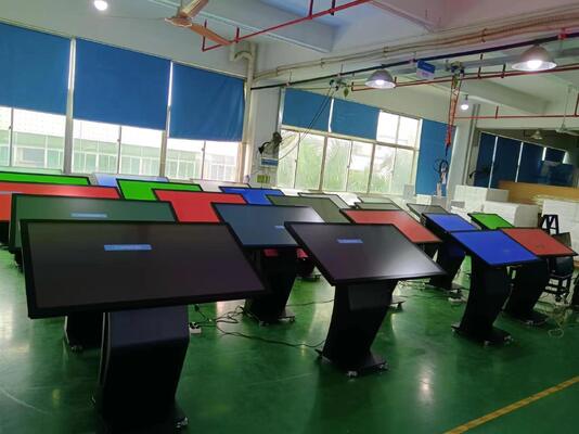 20Years factory iBoard Floor Standing Capacitive Touch Screen Kiosk Aluminum Alloy Frame
