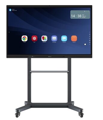 98 inch Interactive Flat Panel Touch Screen TV with 4K Ultra HD and 20 Touch Points for School and Corporate