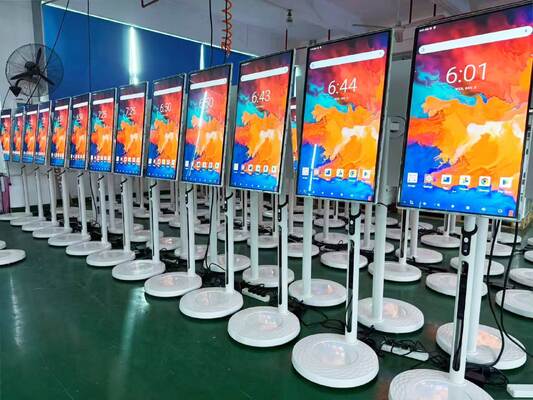 Portable 24.5 Inch Android 13 Smart Advertising Display Screen Indoor Interactive Digital Signage Touch Screen TV Movable