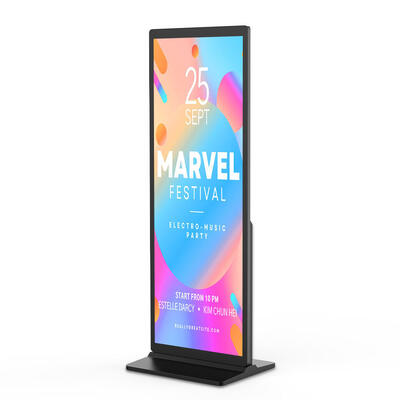 High Quality Advertising Display Touch Screen Kiosk 55 Inch Digital Android Standee Infrared PCAP Touch Floor Stand Wall Optional Windows OPS For Supermarket Office Commercial