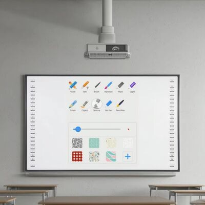 90 inch Classroom infrared Interacitve Whiteboard  Projector whiteboard