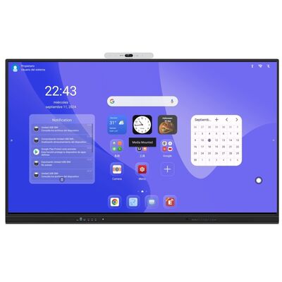 IBoard Interactive Whiteboard With USB Data Port Tempered Glass For Meeting Conference Room