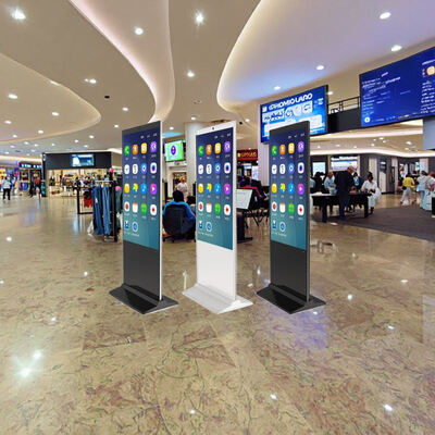 Optional Touchscreen Enabled Digital Signage Supporting Windows 7 or Windows XP with Wall-mounted Free-standing Ceiling-mounted Installation
