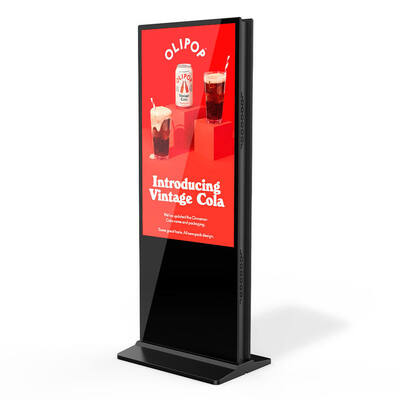 High quality 55 65 Inch Floor Standing Indoor Lcd Advertising Playing Totem Digital Signage Hd Advertisement Kiosk 4k Touch Display Screen