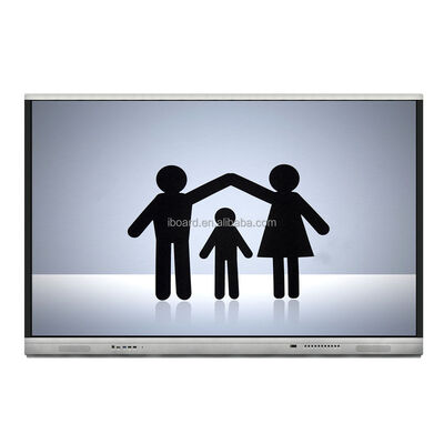 White Interactive Flat Panel Featuring Quad-core Processor Designed for Advertising and Interactive Corporate Environments