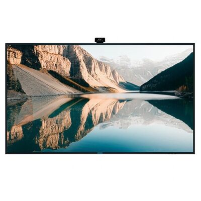 75 Inch LCD Smart Board with 4K Resolution and 50 Touch Points for Interactive Flat Panel Display