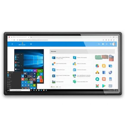 65 Inch All In One Interactive Whiteboard with 8+128G Storage and Infrared Touch for Teaching and Meetings