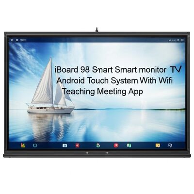 98 Inch Interactive Flat Panel with 50 Touch Points and Android Touch System for Smart Whiteboard Display