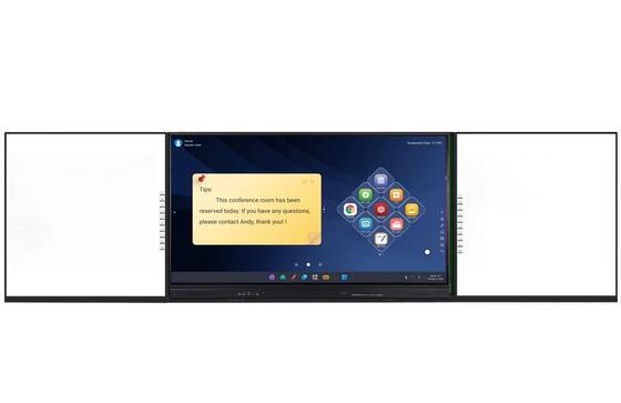 4K Ultra HD Interactive Flat Panel with 20 Touch Points and Built-in Speakers for Education