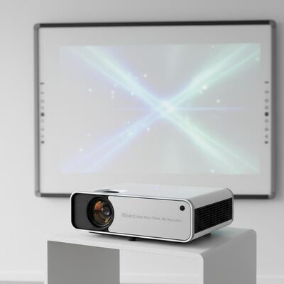 IBoard Ultra Short Throw DLP Laser Projector 3200lm 4K Resolution for Interactive Whiteboard Classroom Teaching