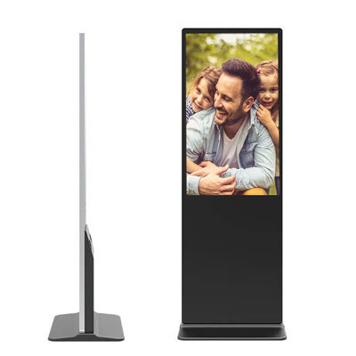 IBOARD 43 50 55 65 75 Inch Vertical Stand Advertising Screen Lcd Digital Signage Totem Led Display for Exhibition