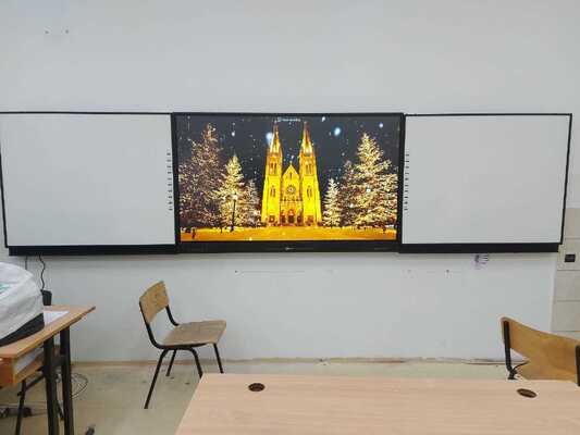 75 inch Digital Whiteboard Green boards for IFPD Interconnected LCD Blackboard